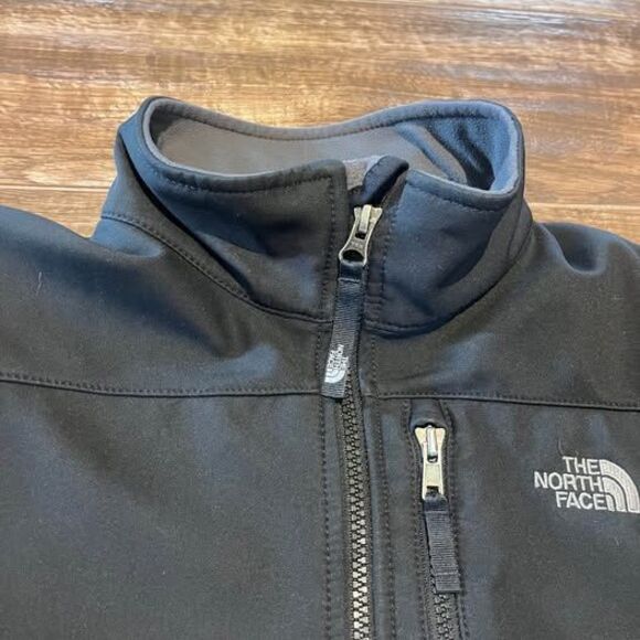 The North Face Youth XL Black Soft Shell Apex Jacket Full Zip *READ - Picture 4 of 9